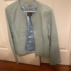 Beautiful blue spring summer REAL leather I purchased this at Nordstrom’s